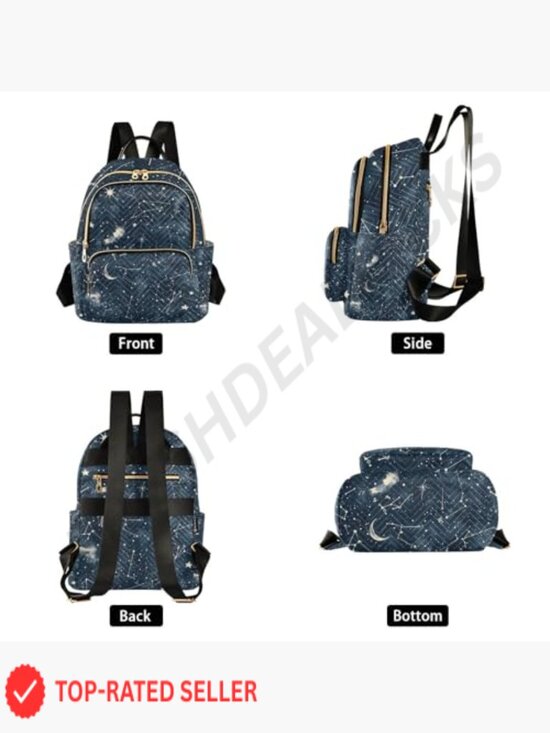 Mini Quilted Nylon Backpack Lightweight Daypack Travel Shoulder Bag Fashion main image 6
